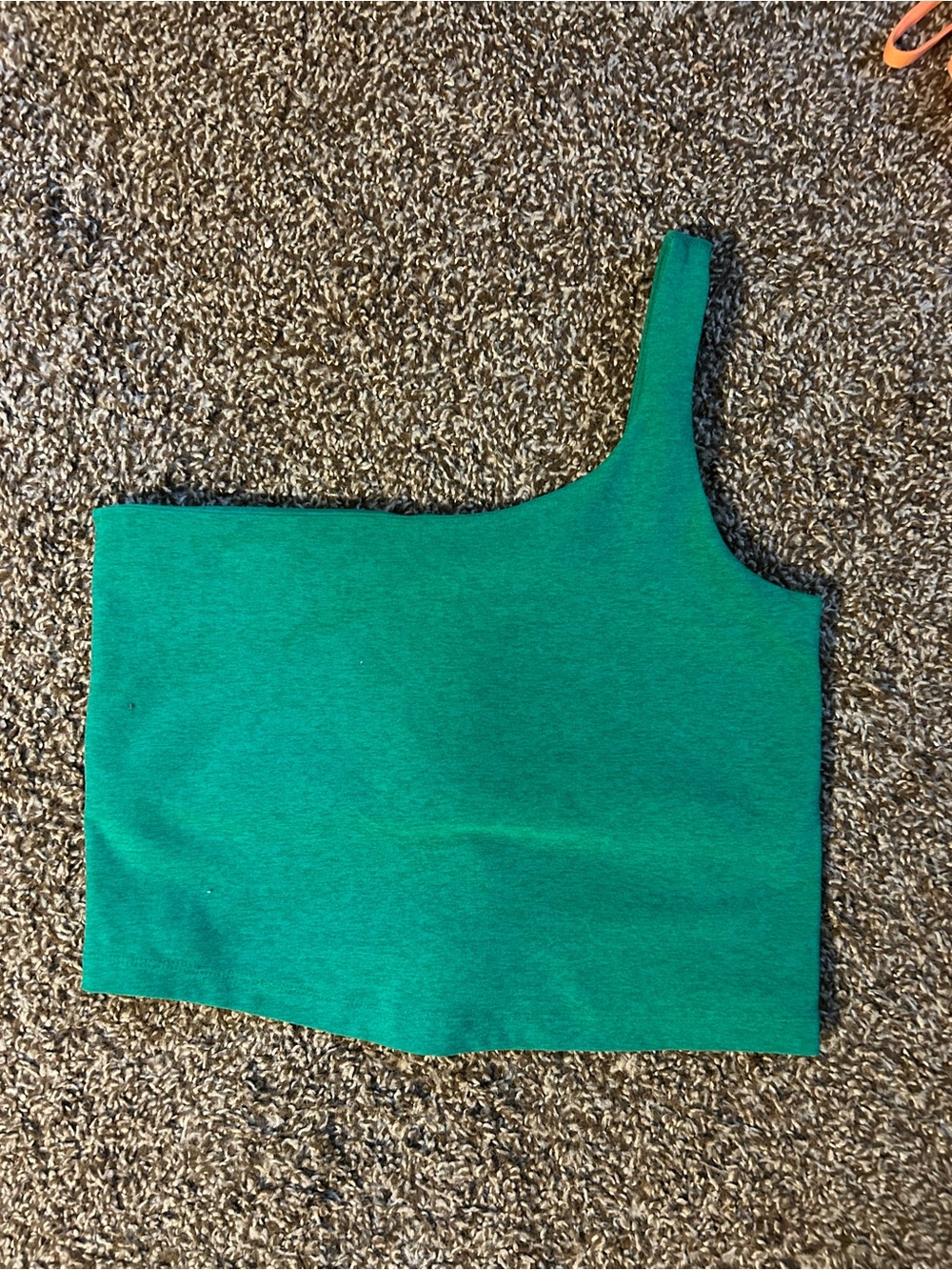 Beyond Yoga One-Shoulder Green Crop Top